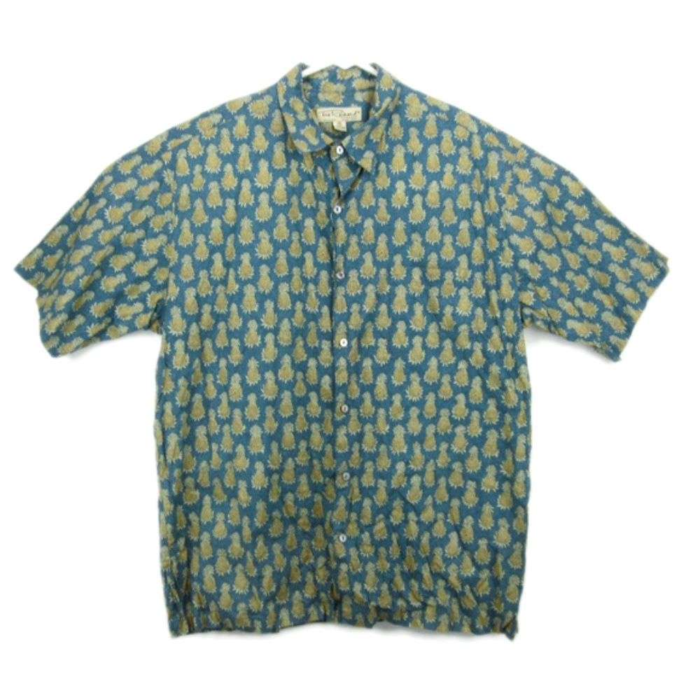 Vintage Hawaiian Shirt Pineapples Tori Richards XL